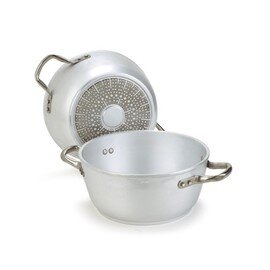 saucepan 4.26 ltr aluminium 7 mm  Ø 240 mm  H 110 mm  | Stainless steel tubular handles product photo