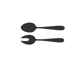 salad cutlery ALINEA set of 2 stainless steel  L 289 mm product photo