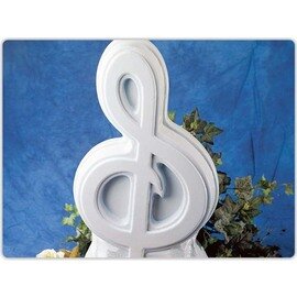 B-Stock | Reusable form - clef - made of white polyethylene for the production of ice sculptures, dimensions 36 x 26 cm, height 67 cm product photo