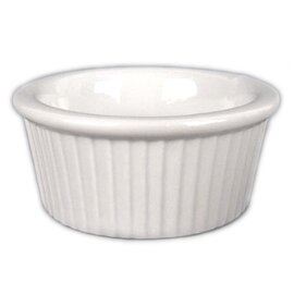 CLEARANCE | ramekin bowl porcelain white Ø 80 mm | corrugated product photo
