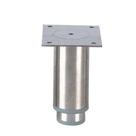 adjustable foot LPI-002 | stainless steel with plastic base grey H 125 - 175 mm product photo
