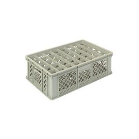 stackable container beige 600 x 400 mm  H 200 mm | 40 compartments 67 x 67 mm product photo
