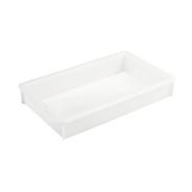 stacking containers | transport boxes PE white food safe 15 ltr | 580 mm x 360 mm H 100 mm product photo
