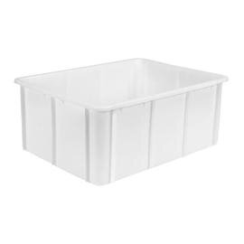 stackable container|transport container SPECIAL  • white  | 120 ltr | 800 mm  x 600 mm  H 320 mm product photo
