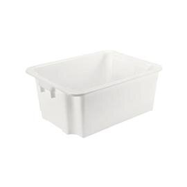 stack and nest container ROTA  • white  | 110 ltr | 800 mm  x 600 mm  H 330 mm product photo