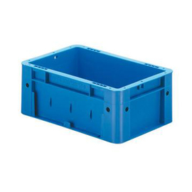stackable container Rainbow Line Euronorm PP green closed | reinforced 4.5 ltr | 300 mm x 200 mm H 120 mm product photo