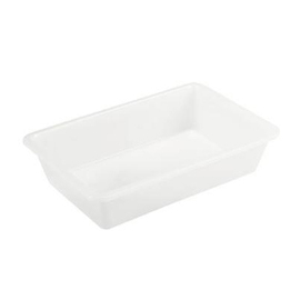 stacking containers | transport boxes HDPE white food safe 12 ltr | 510 mm x 345 mm H 115 mm product photo