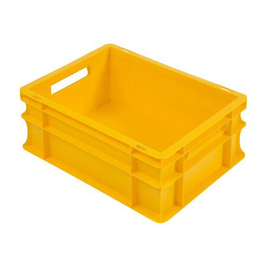 stackable container Colour Line Euronorm PP yellow 15 ltr | 400 mm x 300 mm H 170 mm product photo