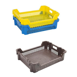 stack and nest container ROTA H 150 mm PE yellow plastic product photo