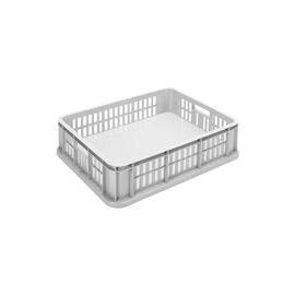 stackable container | storage container MULTI • grey • perforated 30 ltr | 590 mm x 460 mm H 158 mm product photo
