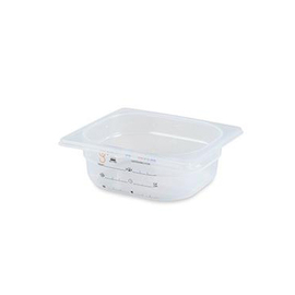 food container GASTRO-PLUS GN 1/6 PP transparent 1 ltr | 176 mm x 162 mm H 65 mm product photo