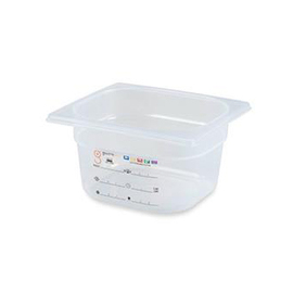 food container GASTRO-PLUS GN 1/6 PP transparent 1.6 ltr | 176 mm x 162 mm H 100 mm product photo