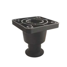 adjustable foot F0810 plastic black H 80 - 100 mm product photo
