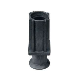 twist-in foot for square tube 25 x 25 mm | zamac nature H 20 - 50 mm product photo
