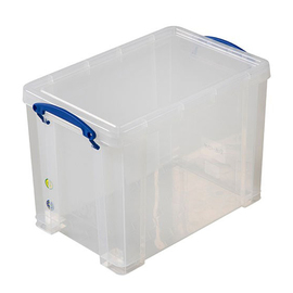 storage box with lid PP A4 transparent 19 ltr | 255 mm x 395 mm H 290 mm product photo