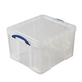 storage box with lid PP transparent 42 l | 500 mm x 440 mm H 310 mm product photo