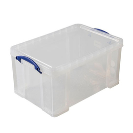 storage box with lid PP transparent 48 ltr | 600 mm x 400 mm H 310 mm product photo