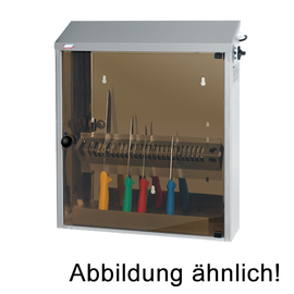 sterilisation cabinet stainless steel 310 mm  x 125 mm  H 600 mm  | basket holder product photo