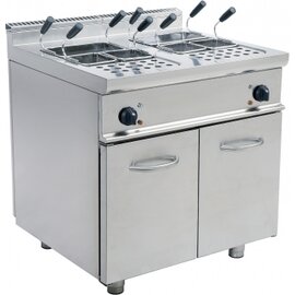 electric pasta cooker E7/KPE2V80 floor model  • 400 volts | 2 x 28 ltr | double bottom product photo