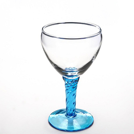 sundae dish turquoise | glass with relief | 500 ml product photo