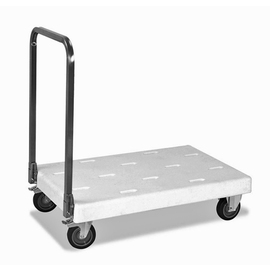 platform trolley plastic • load 200 kg | 570 mm x 950 mm H 870 mm product photo