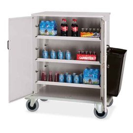 minibar-loading trolley grey 2 swivel castors|2 fixed castors 1000 mm  x 620 mm  H 1190 mm product photo