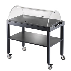 serving trolley granite grey | cutlery deposit with hood L 1000 mm W 560 mm H 1100 mm product photo