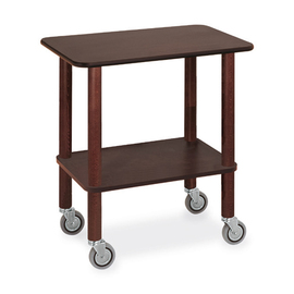 side trolley wood wenge coloured | 710 mm x 460 mm H 780 mm | fixable castors product photo