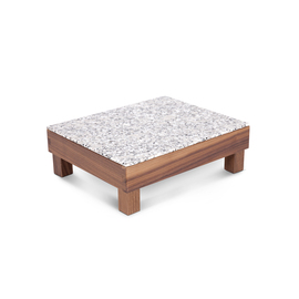 buffet plate GN 1/2 NATURE wood | granite plate bright | coolable product photo