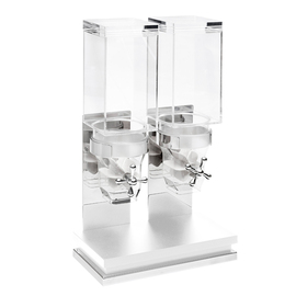 Cerealiendispenser white 2 x 3.5 ltr | handling per turning knob product photo