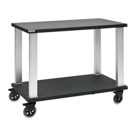 serving trolley TACTUR GUERIDON black | 2 shelves product photo