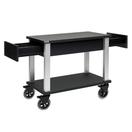 serving trolley TACTUR GUERIDON white | 2 cutlery drawers | 2 shelves product photo  S
