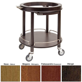 Basic serving trolley ROMA PARIS RUND mahogany coloured product photo