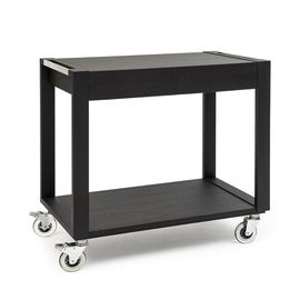 serving trolley SMILE wenge coloured | 2 shelves product photo