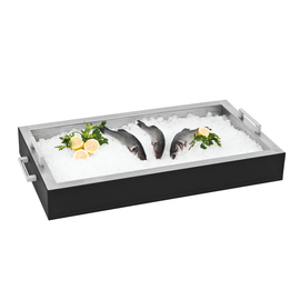 TACTUS seafood top, with stainless steel pan, color: black product photo