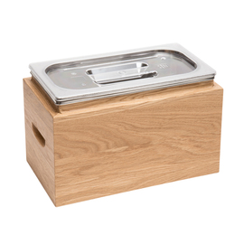 SMILE ice bucket, double-walled, natural oak product photo