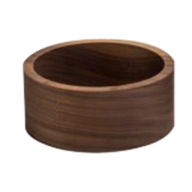 wooden bowl FANTASY walnut coloured Ø 150 mm H 65 mm product photo