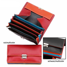 waiter wallet multicolour cow nappa black  L 180 mm product photo