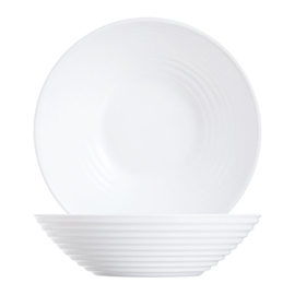 multi bowl HARENA WHITE | tempered glass 450 ml Ø 160 mm H 44 mm product photo