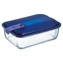 storage container 1.97 ltr with lid EASY BOX glass rectangular 241 mm x 177 mm H 70 mm product photo