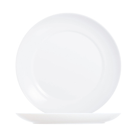 plate flat APY WHITE tempered glass Ø 180 mm product photo