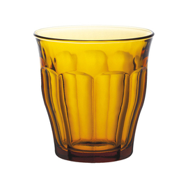 glass tumbler PICARDIE Amber 25 cl H 90 mm product photo