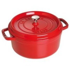 cocotte 3.8 ltr cast iron cherry red product photo