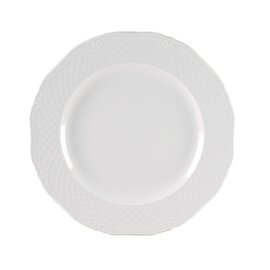 Plate, flat, &quot;Aphrodite Uni White&quot;, dimensions: Ø 190 mm, height: 19 mm, weight: 284 g product photo