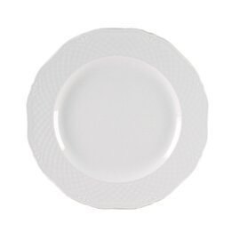 Plate, flat, &quot;Aphrodite Uni White&quot;, dimensions: Ø 190 mm, height: 19 mm, weight: 284 g product photo