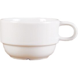 CLEARANCE | cup 180 ml MILANO porcelain white product photo