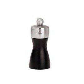 pepper mill FIDJII stainless steel wood black silver coloured • grinder made of stainless steel  H 120 mm product photo