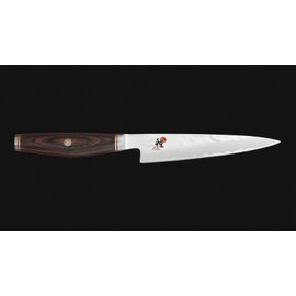 Shotoh MIYABI 6000MCT curved blade smooth cut | wood colour | blade length 13 cm product photo