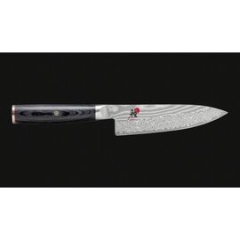 gyutoh MIYABI 5000 FCD straight blade Japanese form smooth cut | black | blade length 16 cm product photo
