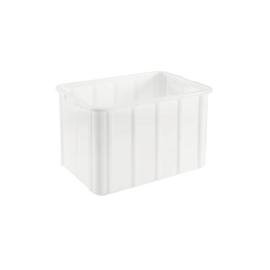 stackable container|transport container  • white  | 96 ltr | 660 mm  x 450 mm  H 410 mm product photo